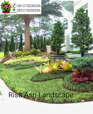 gambar taman, taman minimalis, taman tropis batu, roof garden, taman atap