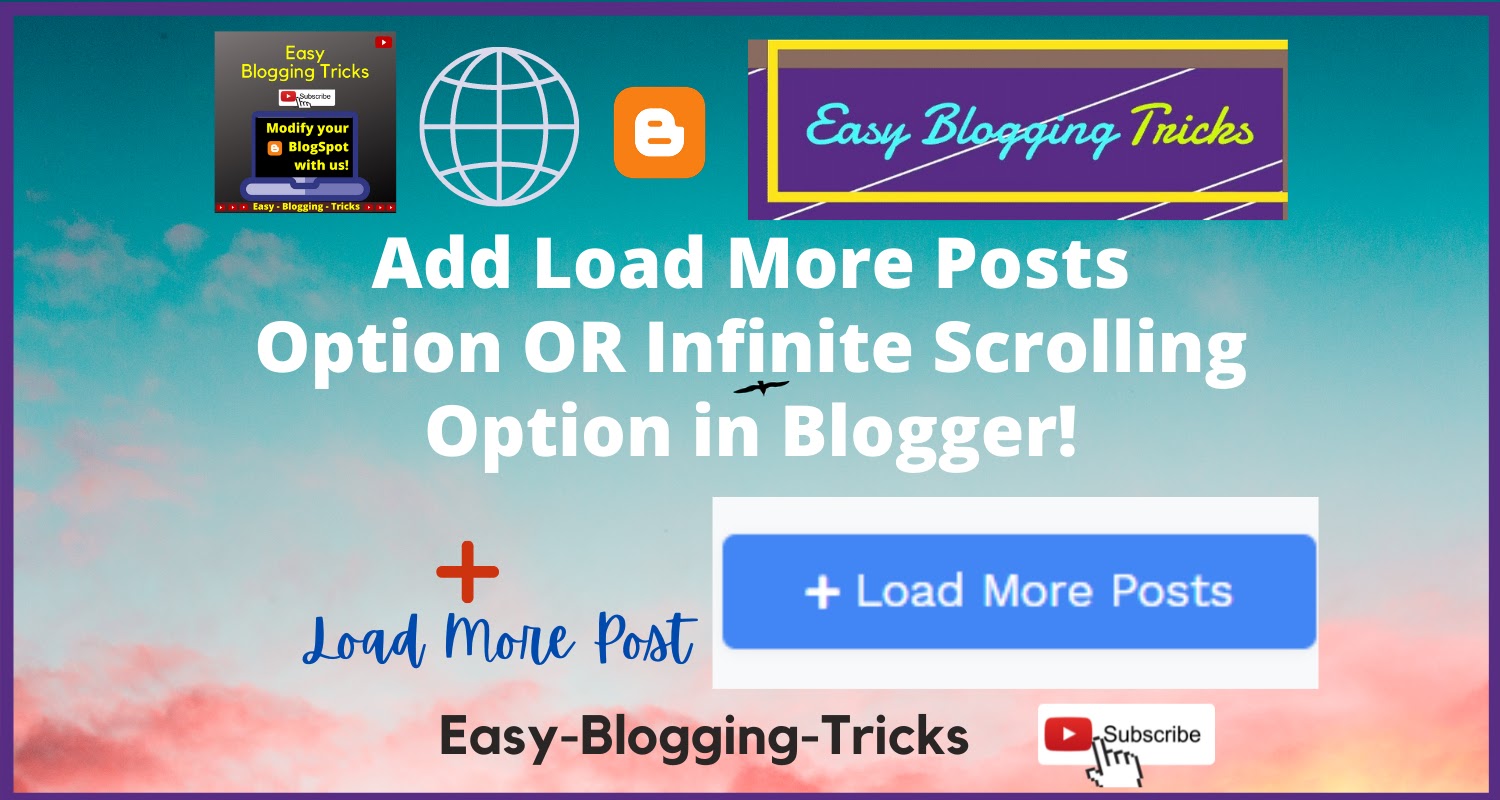 How to Add LOAD MORE POSTS or INFINITE SCROLLING Option or ...