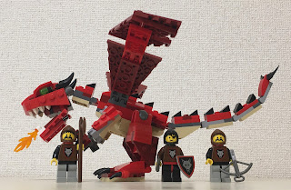 LEGO 31032　クリエイター　ファイヤードラゴン　レビュー