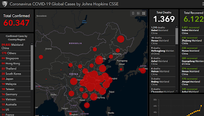 Actualizacion Coronavirus COVID-19 Global Cases by Johns Hopkins CSSE