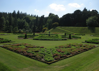 Formal garden, Drumlanrig Castle, Scotland