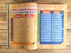 Buku 500 Vocabulary, Buku Pendidikan Viral, Buku Pendidikan 500 Vocabulary, Buku Pendidikan 500 Vocabulary Yang Terbaik Untuk Kanak - Kanak Hingga Dewasa, Irregular Nouns,