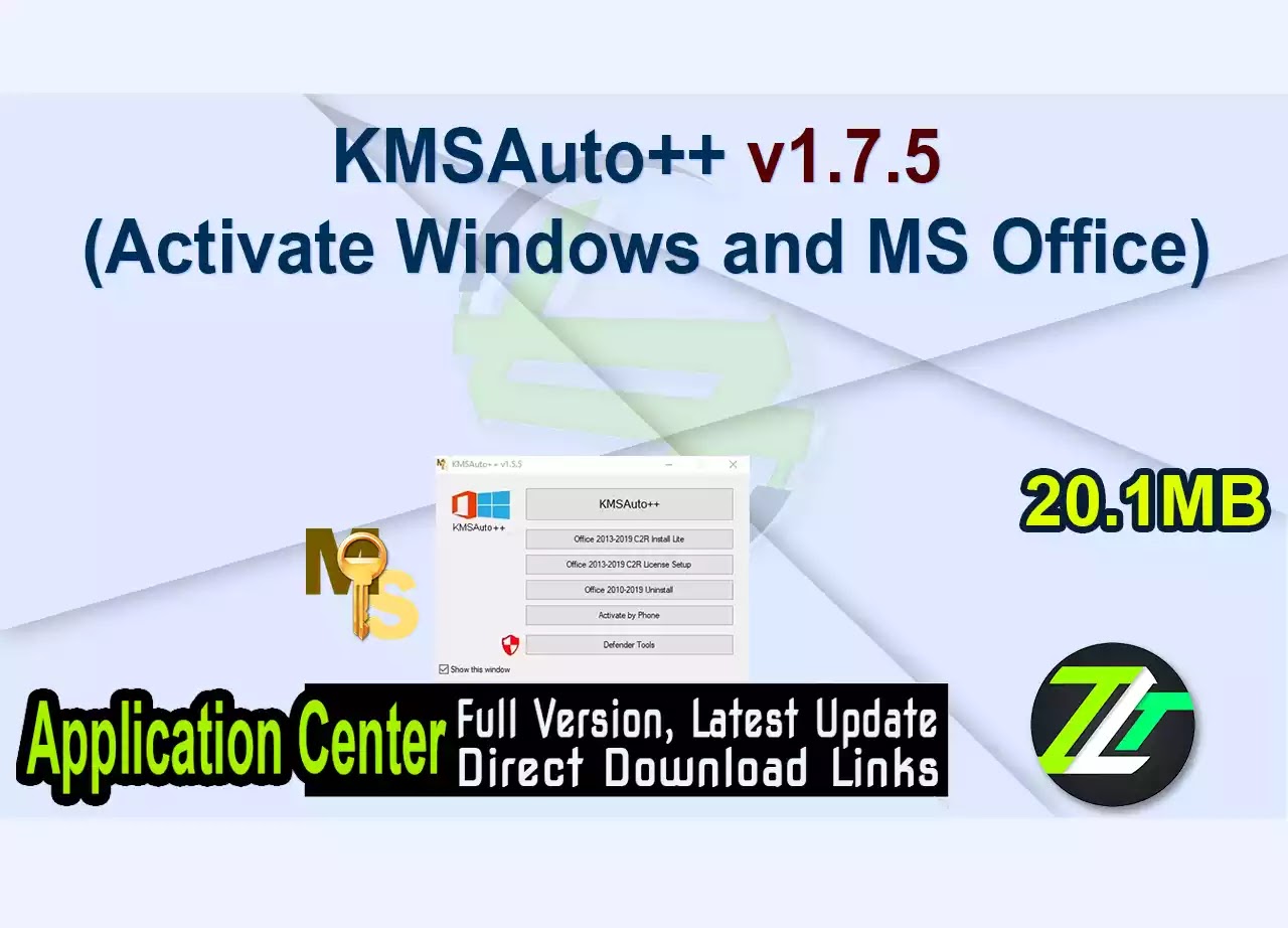 KMSAuto++ v1.7.5 (Activate Windows and MS Office)