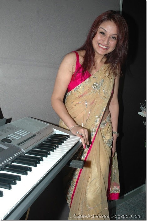 Sonia Agarwal Hot in Saree Pics 6