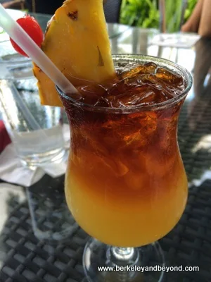 mai tai in Naupaka Terrace restaurant at Aqua Kauai Beach Resort in Lihue, Kauai, Hawaii