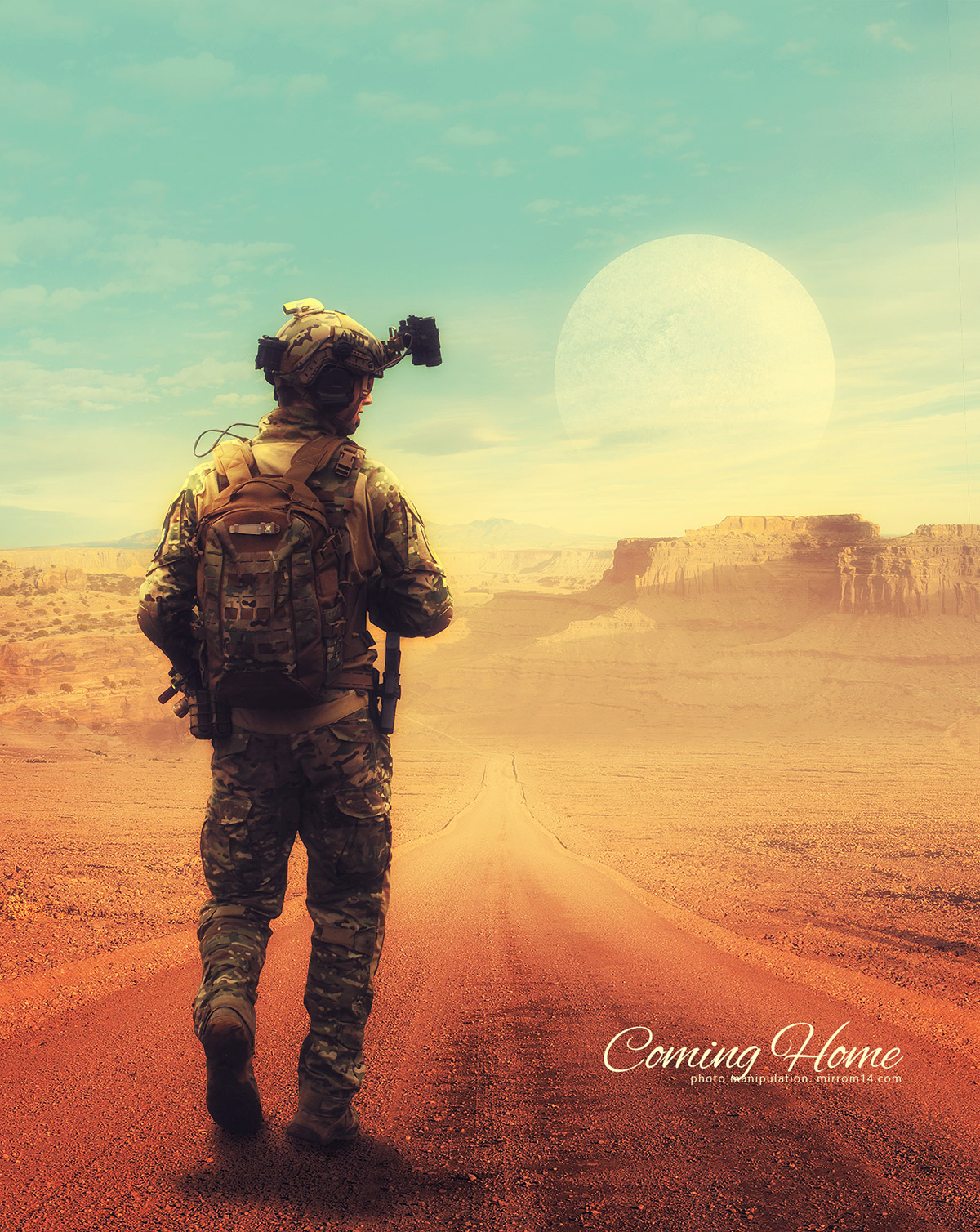 Coming Home - Fantasy Photo Manipulation Photoshop Tutorial