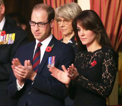 The Duke And Duchess Of Cambridge Joined The Queen At The Royal British Legion Remembrance Festival