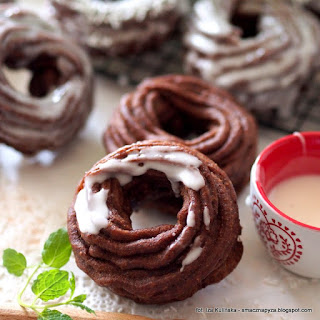 gniazdka wiedenskie, oponki, obwarzanki, paczki ptysiowe, kakao, czekolada, tlusty czwartek, karnawal, ostatki, moje wypieki, domowe wypieki, najlepsze paczki, najlepszy przepis, sprawdzony przepis