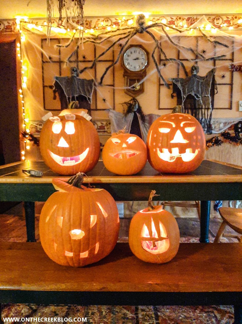 pumpkin carving | On The Creek Blog // www.onthecreekblog.com