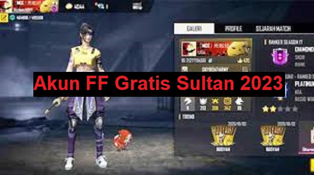 Akun FF Gratis Sultan 2024