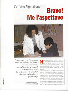 Risposte 1997, Effetto Pigmalione, articolo scientifico angela flammini, pag1