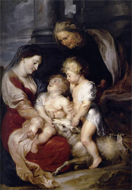 The Virgin and Child with St. Elizabeth and the Infant St. John the Baptist, 1615 , Peter Paul Rubens
