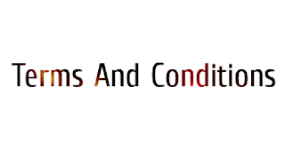 Terms And Conditions