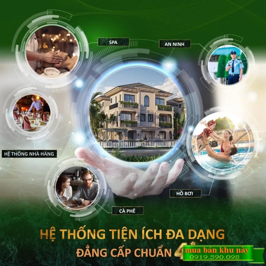 Hệ thống tiện ích nội khu tại The Residence Phú Quốc
