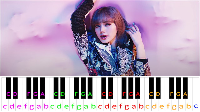 LALISA by LISA (BLACKPINK) Piano / Keyboard Easy Letter Notes for Beginners