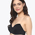 soie black bra 