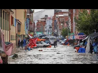 Deadly flash floods tear through Bolivia