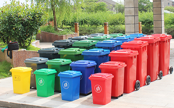 Những màu sắc của thùng rác nhựa công nghiệp