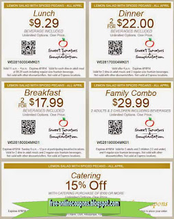 Free Printable Sweet Tomatoes Coupons