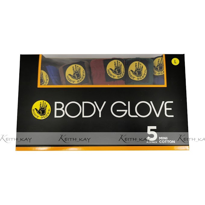 [ xoeegclr_b ] ivqQ Body Glove (Original) Assorted Color Men Underwear Mini Brief BG5325 (5 Pieces)