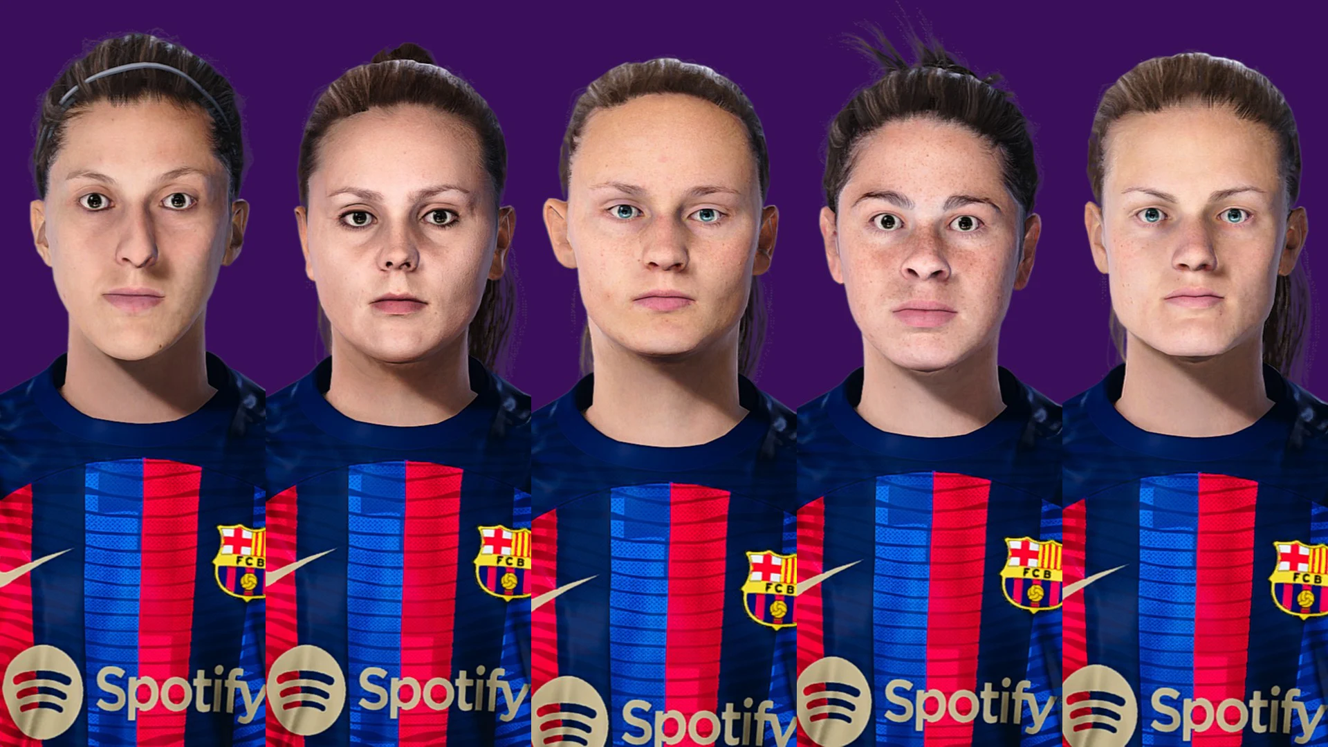 eFootball PES 2021 FC Barcelona Women Facepack