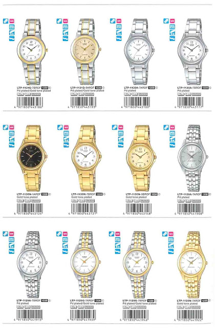 jam tangan casio wanita ltp-1130n