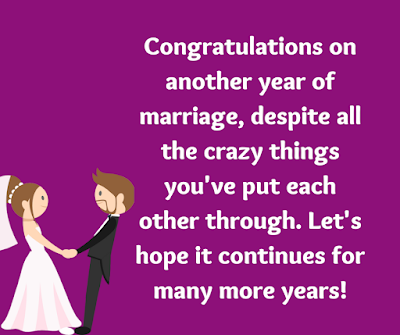 Funny Anniversary Wishes, Messages and Quotes for Couples