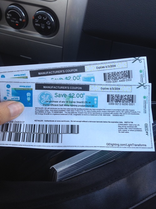 I have my coupons on hand to save some money. Notice they don't expire for over 2 years?! I love it. My husband printed one and I did, too.