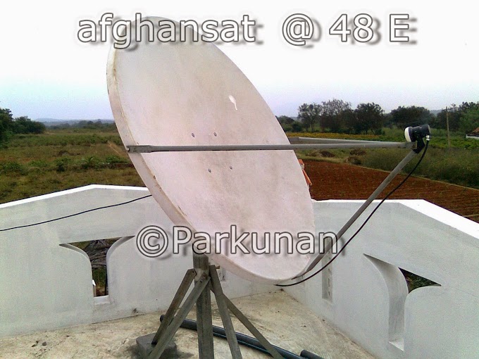 Afghansat 1 @ 48 dish setup in my 4ft dish in Chengam.