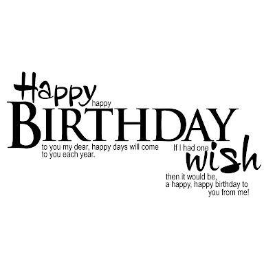 Elegant WordArt 2: Happy Birthday Wish