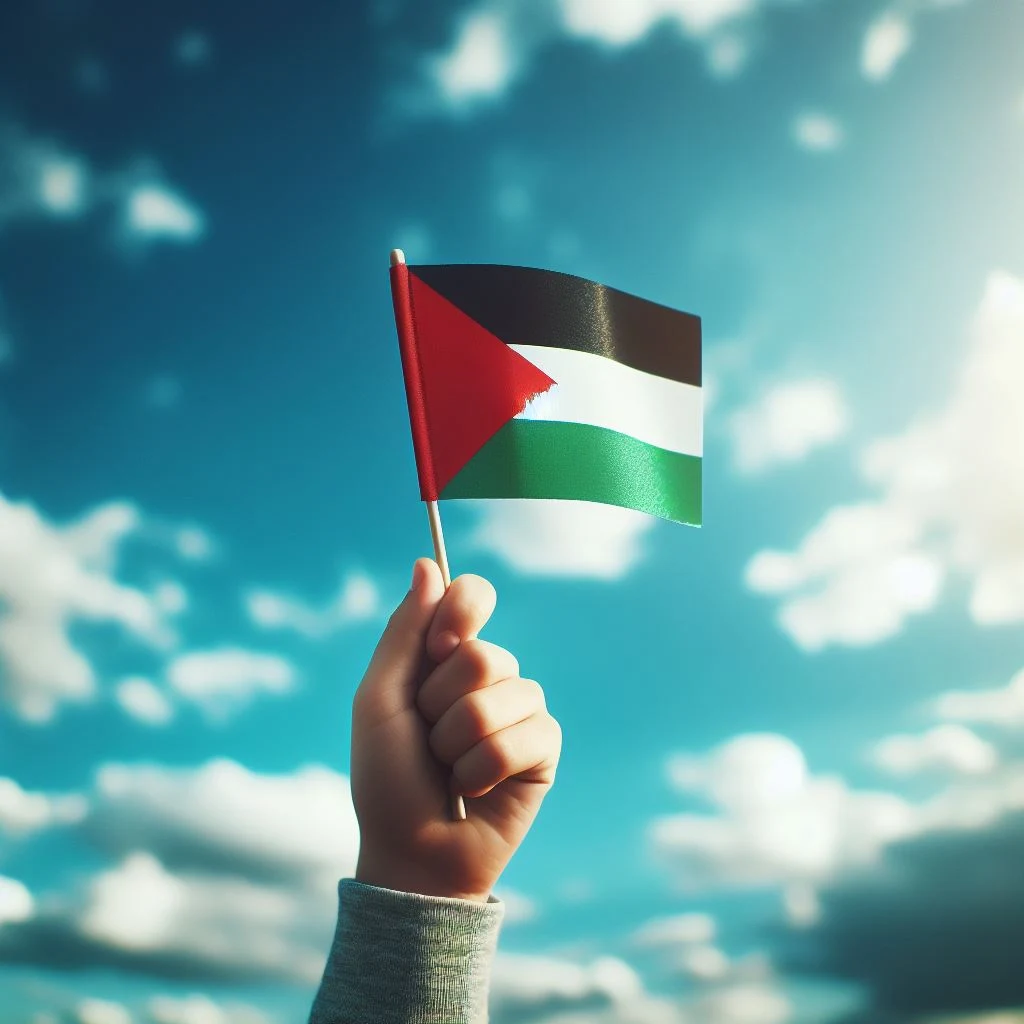 صورة علم فلسطين مرفوع رائع