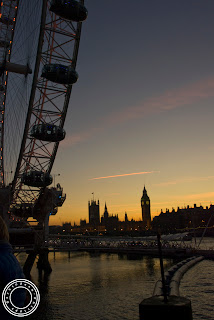 Image of The London eye in London, England