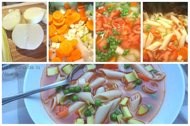Sopa Minestrone, sopa de verduras