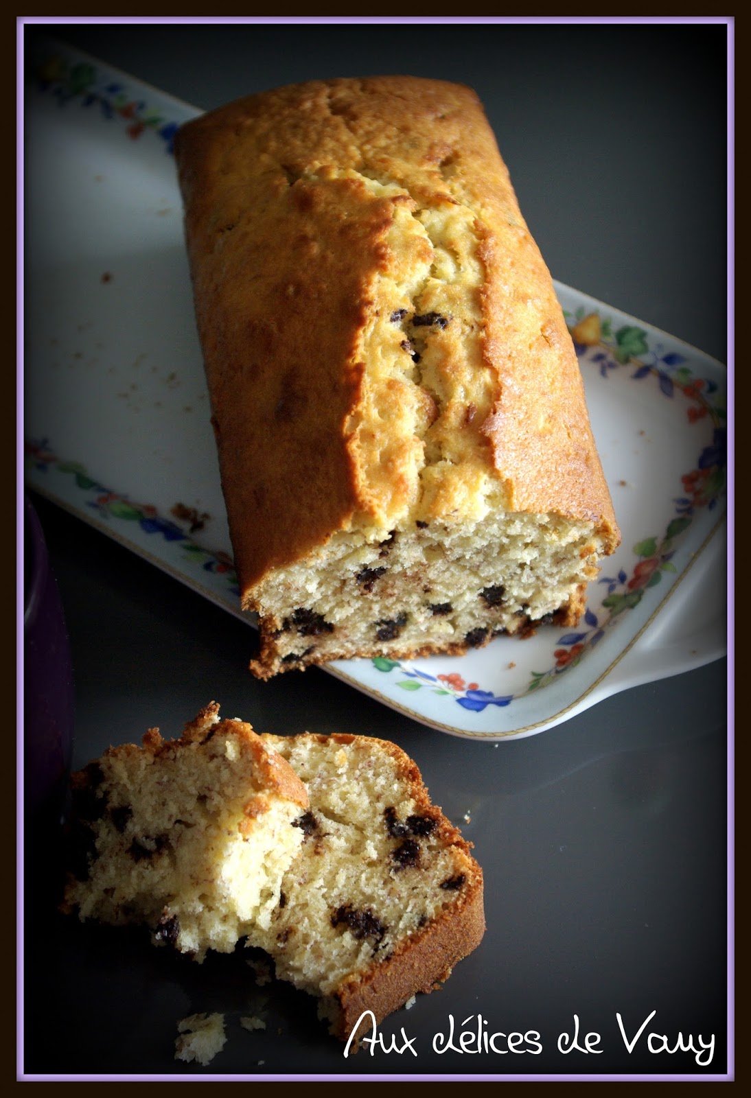 Gateau Au Yaourt Bananes Et Pepites De Chocolat