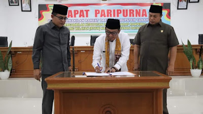 DPRD Setujui RTRW Tanah Datar 2022-2042