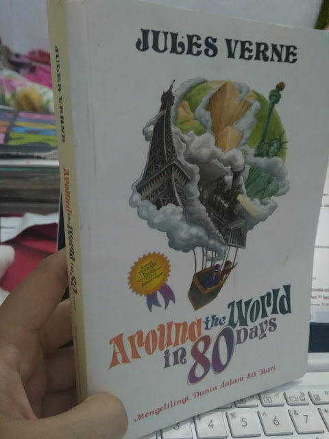 Cover Novel Around the World in 80 Days terbaru