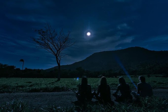 No passeio da lua