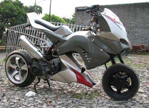  Modifikasi Suzuki Skydrive 125 Motorcycle Modification