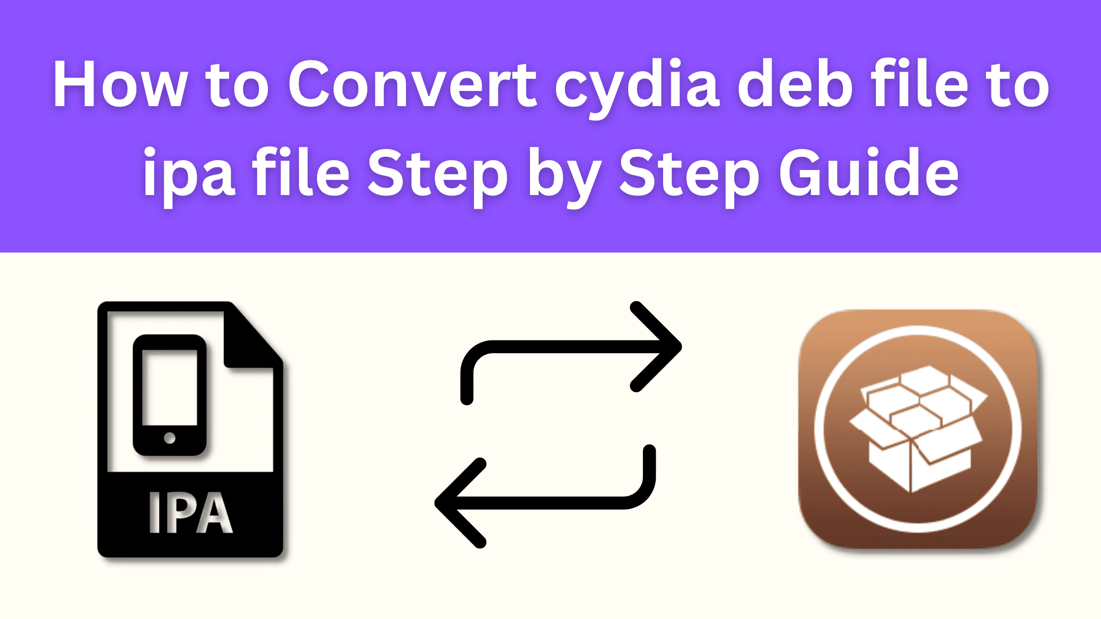 Convert cydia deb file to ipa