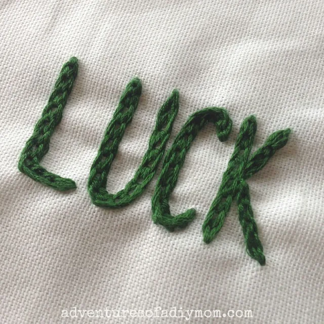 braided chain stitch