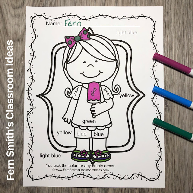 Click Here to Download this Spring Color By Code Kindergarten Know Your Colors and Know Your Numbers Bundle For Your Classroom Today!