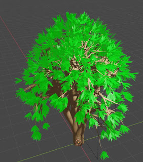 Green big Tree plant plants 3d fbx free download