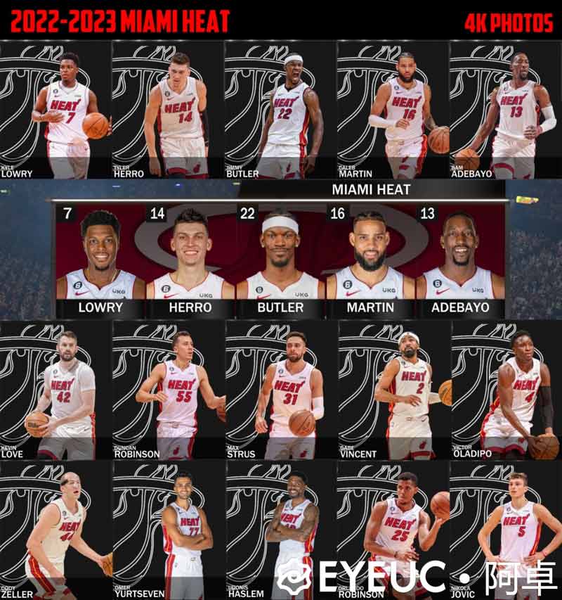 NBA 2K23 Miami Heat 2023 Playoffs Portraits