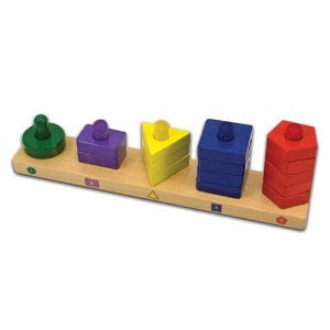 Pre-kindergarten toys - Melissa & Doug Stack and Sort Board