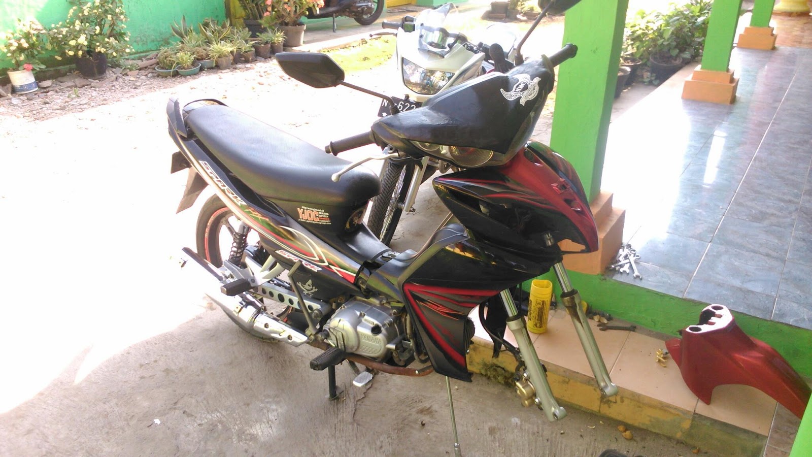 Kotak Senja Modif Jupiter Z Burhan Transfer Body NJZ