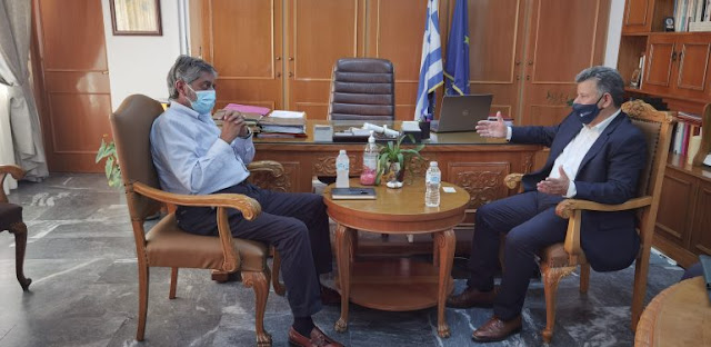 Συνάντηση Αναστασόπουλου με τον πρέσβη της Παλαιστίνης