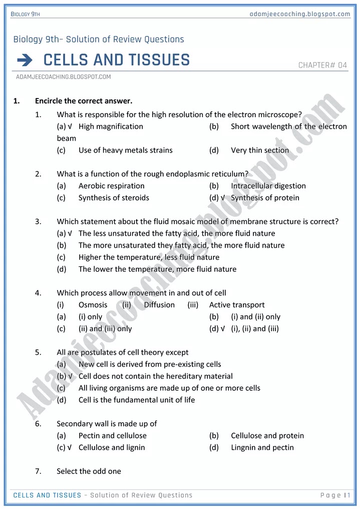 cells-and-tissues-review-question-answers-biology-9th