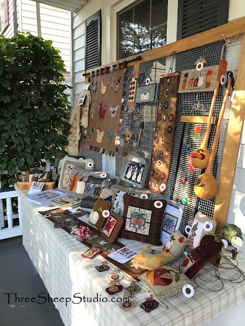  19th Annual Artisans' Porchwalk , Lititz, PA - Three Sheep Studio porch