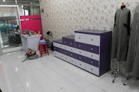 Produksi Mebel Furniture Interior Toko Pakaian Hijab Kerudung Gamis di Semarang