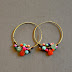 Simple hoop earrings